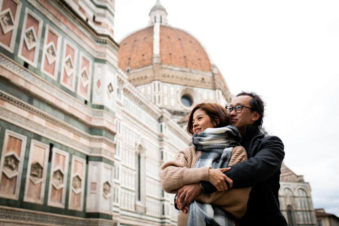 Engagement photos in Florence