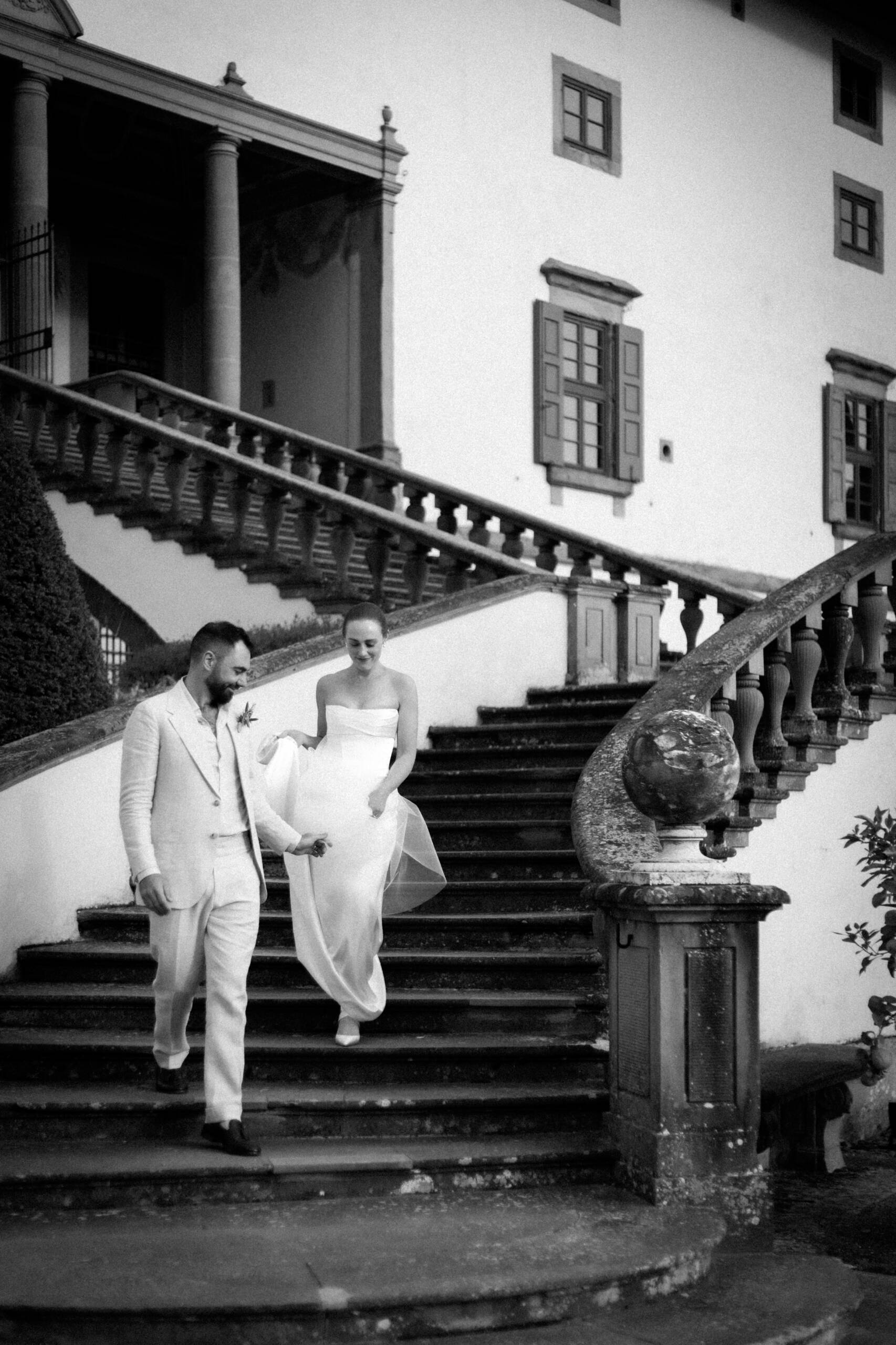 Wedding photos at Tenuta di Artimino